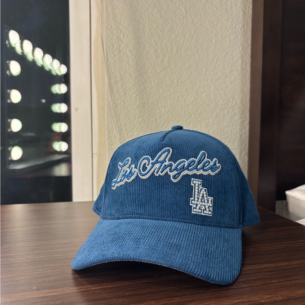 New Era Limited Edition Pearl Blue Los Angeles Adjustable Hat